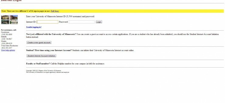 Internet Login