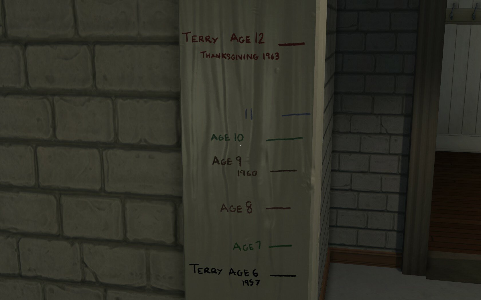 gone home terry height marks
